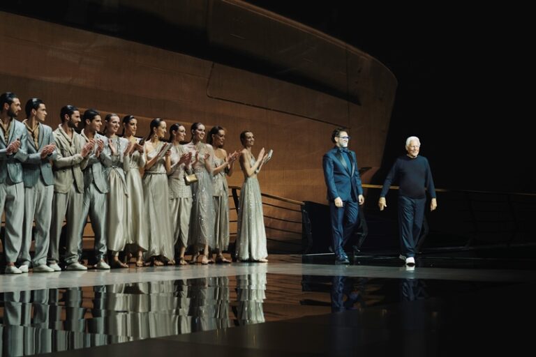 Giorgio Armani, Giovanni Costantino – ph. Lucas Possiede