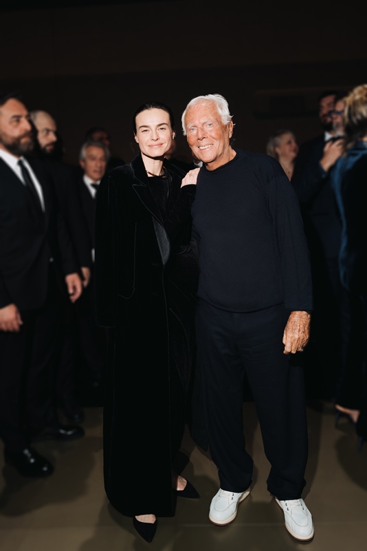 Kasia Smutniak, Giorgio Armani – ph. Lucas Possiede
