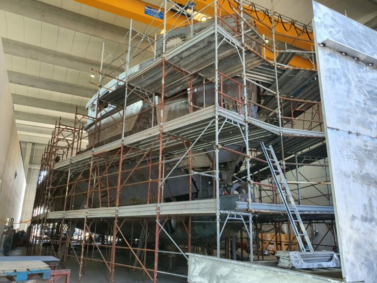 Cantiere Tureddi sui Navicelli