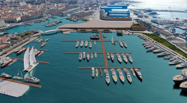 Livorno porto turistico rendering