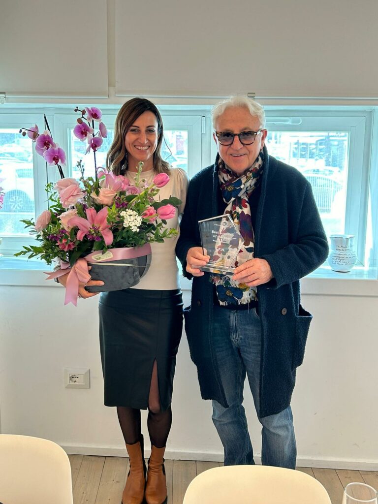 Massimo Belardinelli con la figlia Cristiana, amministratore delegato Cpn