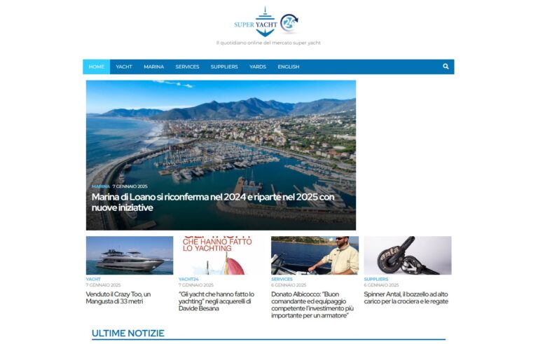 Super Yacht 24 home page