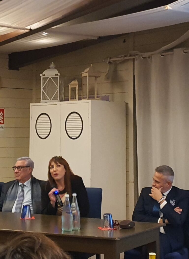 Anna Tria, a dx Maurizio Bottazzi, a sx Pompeo Tria