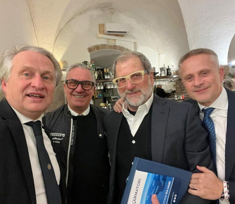 da sx Damiano Landi, Paolo Piccione, Claudio Demartis, Maurizio Bottazzi