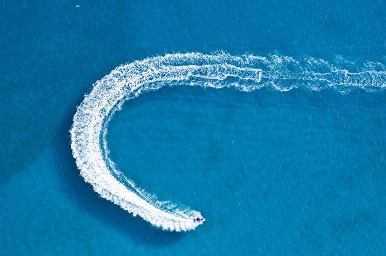 Jet skiing in Corsica