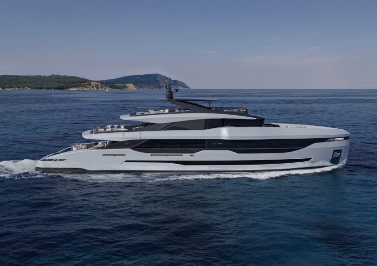 Unica 45 Steel Isa Yachts profilo-