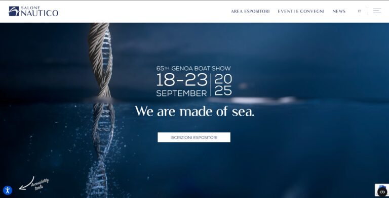 Nuovo sito Salone Nautico Internazionale Genova