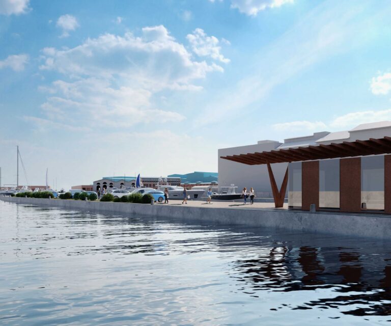 Bacino piccolo, rendering nuovo porto turistico Livorno –