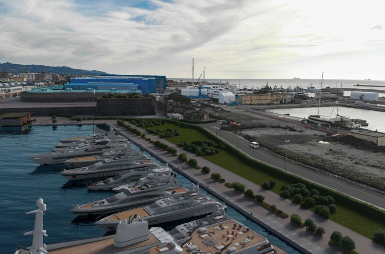 Rendering nuovo porto turistico Livorno –
