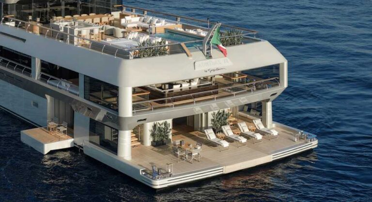 Admiral 72 M Armani da poppa –