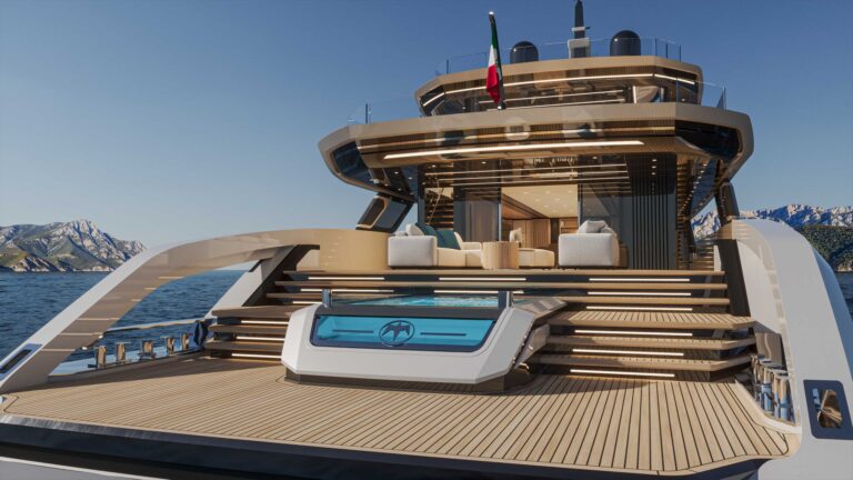 Baglietto Dom155 da poppa