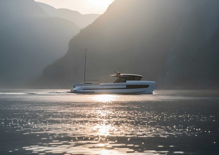 Extra X70 shadow con barca a vela _ Render per comunicato_Formato orizzontale –