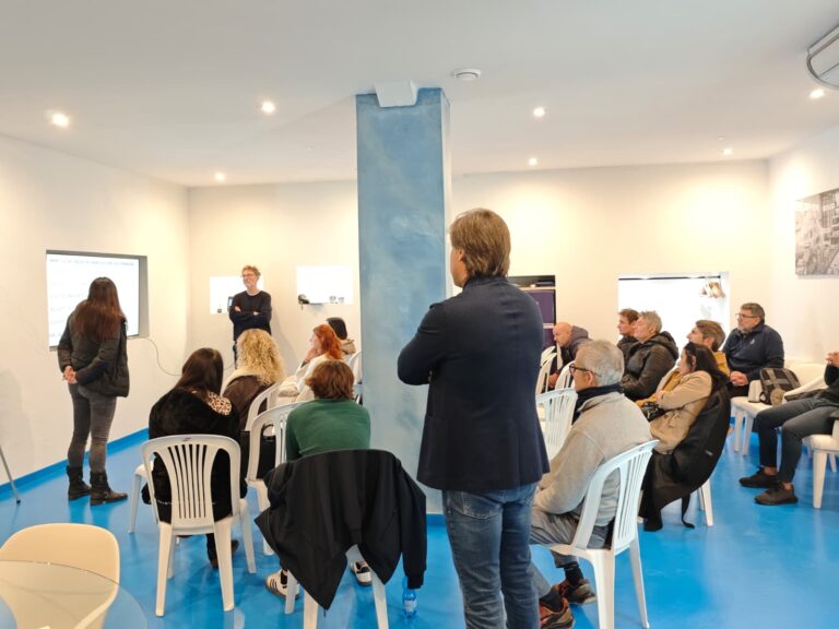 Svolgimento della lezione di benessere a bordo