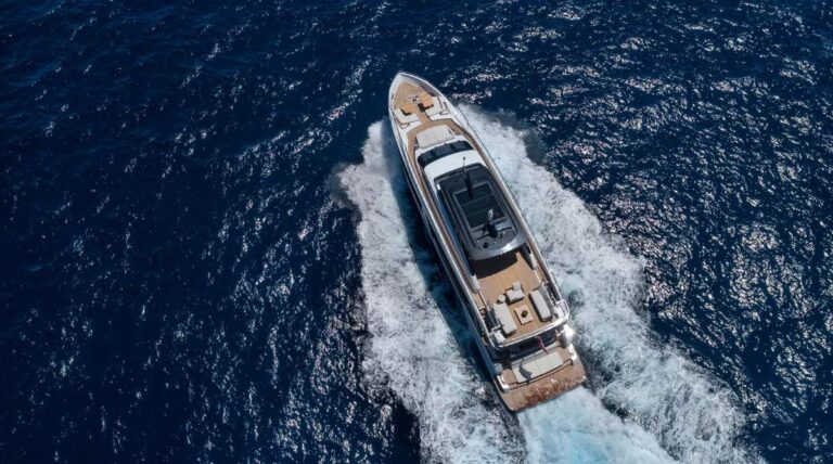 Spica 30 m Ferretti Yachts, dall’alto –