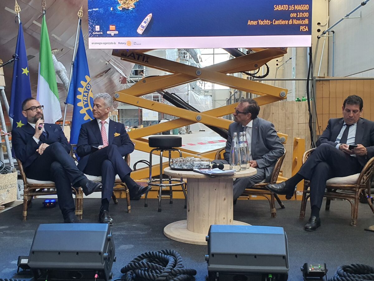 convegno Nautica Toscana: da sx Angelini, Landi, Nerini, Latrofa