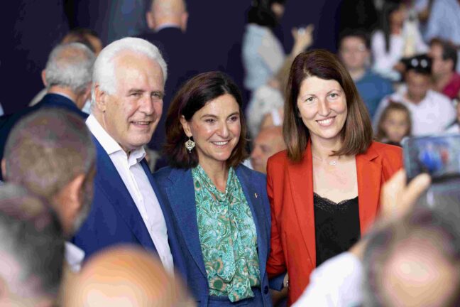 Presidente Vitelli con Presidente Regione Toscana Eugenio Giani e Sindaco di Viareggio Sara Grilli –